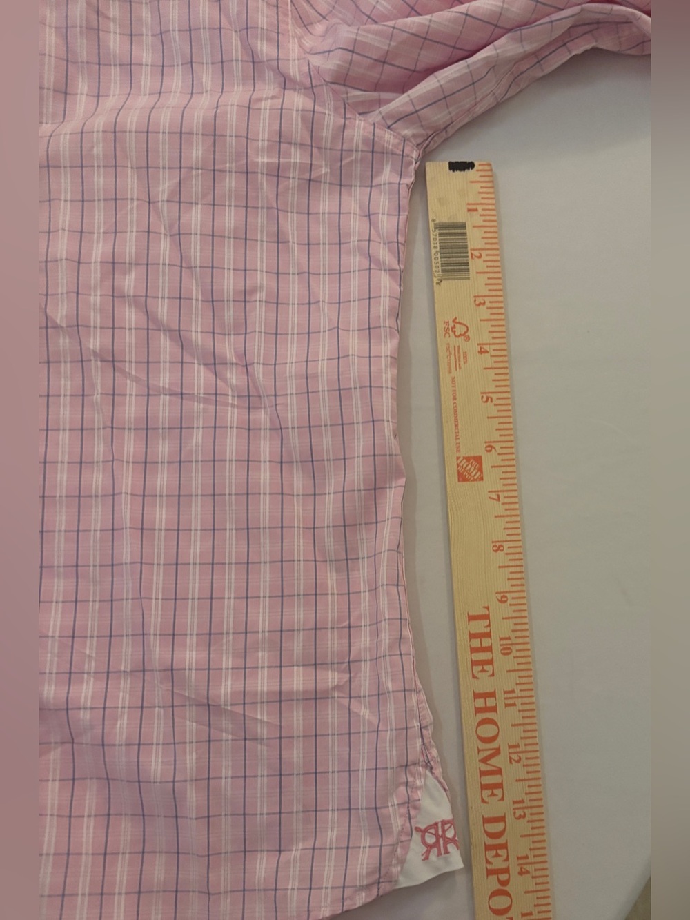 Double R by Ravi Ratan Pink Floral Ruffle Button-Down Shirt Women’s Med - Picture 13 of 15